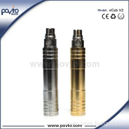 eCab V2 with rebuildable bottom thread structure electronique cigar